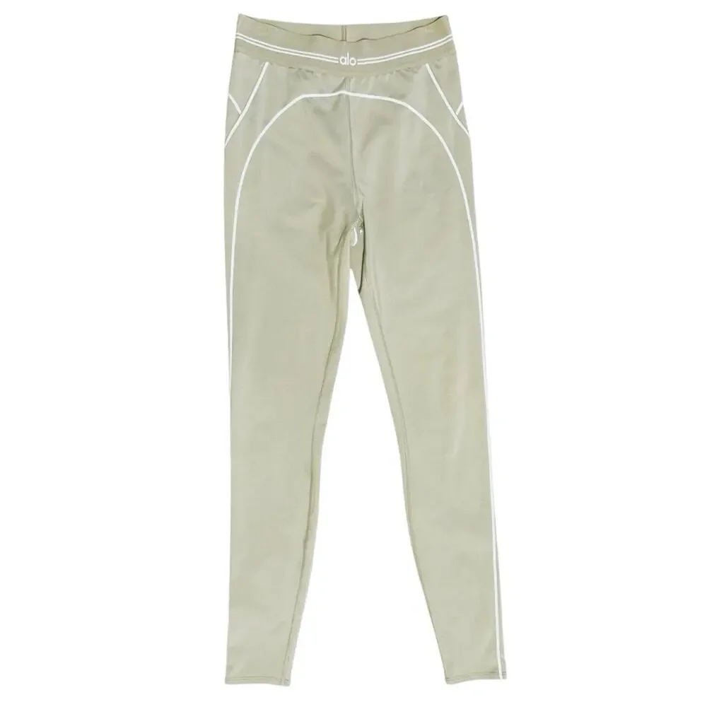 ALO Yoga Airbrush High-Waist Heart Throb Leggings Limestone Size XS Athleisure